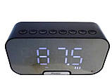 Портативна Bluetooth колонка з годинником Q5 9222, чорна, фото 2