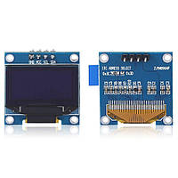Arduino OLED дисплей 0.96" I2C 128x64 (Синій/Білий)