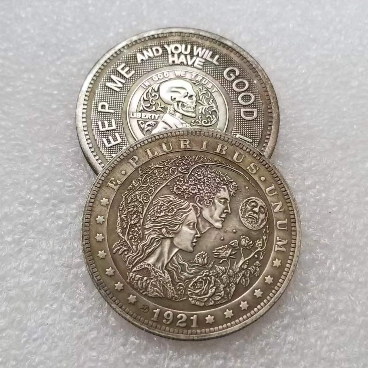 Сувенір монета долар США Банк 1921г "Стара Місяць". Hobo Coin American Morgan