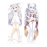 Подушка обнимашка дакимакура Ле Малин Лазурный путь Azur Lane 120x40см (22102) Bioworld NX, код: 8235589