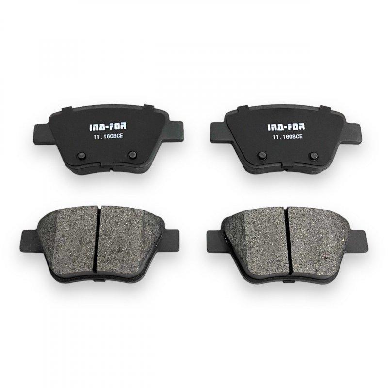 Колодки гальмівні задні Skoda Octavia SuperB YETI Volkswagen GOLF VI Seat Leon 2003-- INA-FOR