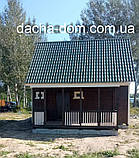 Каркасний будинок   6 * 7, з мансардою, терасою  та ганком, фото 9
