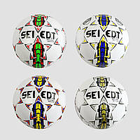 0070 Мяч футбольный 4 цвета, 260-280 грамм, материал PVC, размер №5