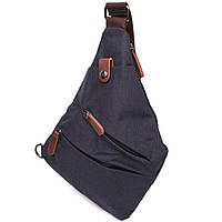 Сумка через плечо для мужчин из текстиля Vintage 22196 Черный GG, код: 8323988