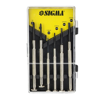 Набір викруток для точних робіт 6шт. + кейс CrV SIGMA