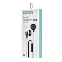 Навушники ColorWay Wired Earphone Blast 1 CW-WD01BK 3,5мм mini-jack чорний, фото 4