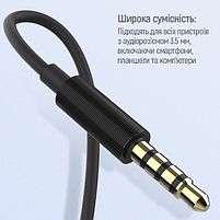 Навушники ColorWay Wired Earphone Blast 1 CW-WD01BK 3,5мм mini-jack чорний, фото 7