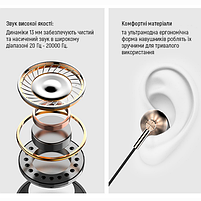 Навушники ColorWay Wired Earphone Blast 2 CW-WD02BK 3,5мм mini-jack чорний, фото 7