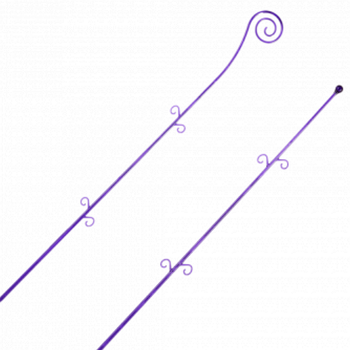 Опора для орхідей фіолетовий прозорий Алеана