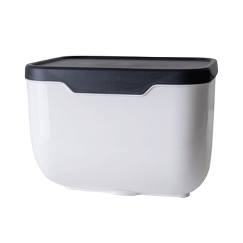 Тримач для туалетного папіру білий/граніт Алеана