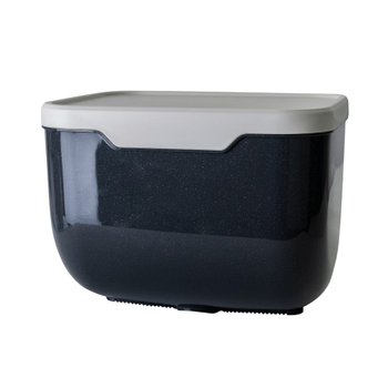 Тримач для туалетного папіру граніт/біла троянда Алеана