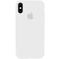 Чохол Silicone Case для iPhone X / Xs White 9 - закритий низ