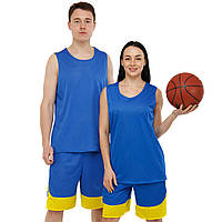 Форма баскетбольна LIDONG L903 розмір L колір синій — жовтий 3XL, Синій-жовтий
