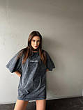 Жіноча футболка в стилі оверсайз, фото 3