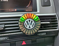 Ароматизатор в авто с еквалайзером Volkswagen, светодиодная подсветка в авто