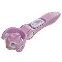 Масажер-ручний роликовий розсувний FHAVK Massage Roller FI-1534 колір фіолетовий