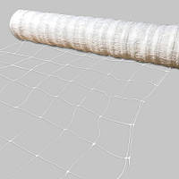 Сетка шпалерная Intermas в рулонах 1х1000м (размер ячейки 12.5х12.5 см) Белая