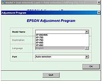 Сброс памперса в Epson XP-700