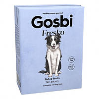 Консервы Gosbi Fresko Dog Fish & Fruits Рыба фрукты полнорационный влажный корм для собак 375 грамм (01062)