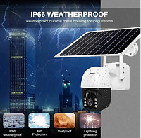 Уличная камера видеонаблюдения с wifi на солнечной батарее 1080P V-380