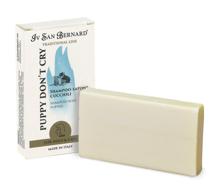 Шампунь-мило "без сліз" для цуценят і кошенят Iv San Bernard Puppy Don't Cry Shampoo-soap 75 г