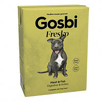 Консервы Gosbi Fresko Dog Meat & Fish Мясо рыба полнорационный влажный корм для собак 375 грамм (01055)