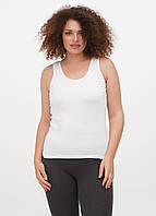 Майка Penguin Гладкая Женская Широкая брителька Белая