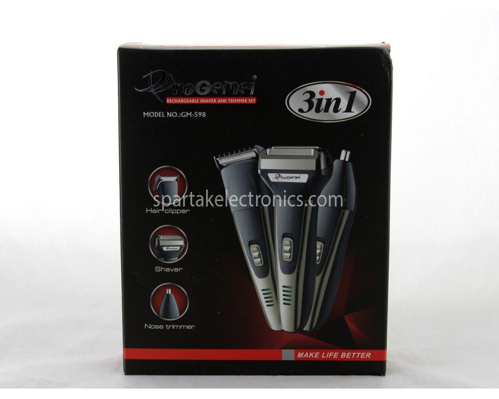 Машинка для стриження 3 in 1 Gemei GM 598 (60) в уп. 60 шт.