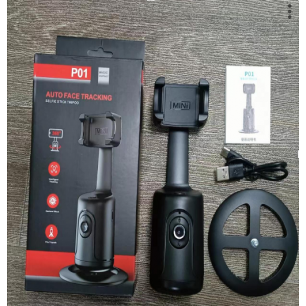 Інноваційний настільний штатив з датчиком слідування P01 AUTO FACE TRACKING для телефона