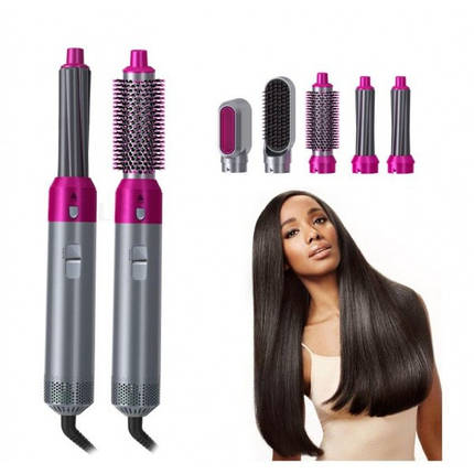 Фен мультистайлер 5в1 Hot AIR Styler Стайлер для укладання волосся і надання об'єму (Вірний) (20), фото 1