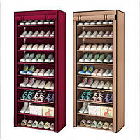 Полка для обуви с чехлом Shoe Cabinet 9 полок 160X60X30, тканевый стелаж для обуви (10)