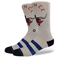 Носки мужские TEXAS POLY CREW SOCKS Stance, цвет винтажный белый, размер L (43-46)