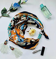 Дизайнерский платок "Королевский узор " от бренда My Scarf, подарок женщине