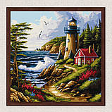 Картина за номерами Пейзаж. Морський бриз 40*40 см Ідейка KHO 2783, фото 3