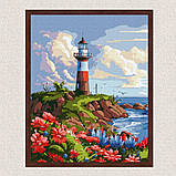 Картина за номерами Пейзаж. Мальовничий маяк 30*40 см Ідейка KHO 2790, фото 3