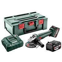 Metabo W 18 L 9-125 (602247510) Акумуляторна кутова шліфувальна машина