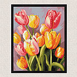 Картина за номерами Букет весняних тюльпанів 40*50 см Ідейка KHO 3268, фото 4