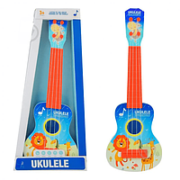 Игрушечная гитара Ukulele 2 цвета, 4 струны, 19 х 5,5 х 41см 6818E