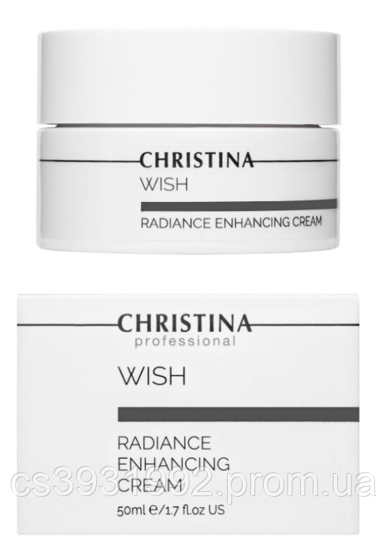 Омолоджуючий крем, Крем для поліпшення кольору обличчя Christina Wish Radiance Enhancing Cream 50 мл