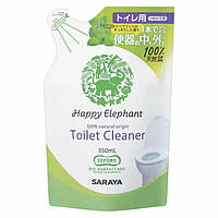 Средство для чистки туалета Happy Elephant 350 мл наполнитель IN, код: 8163539