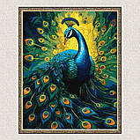 Картина за номерами Витончений павич 40*50 см Ідейка KHO 6578, фото 5