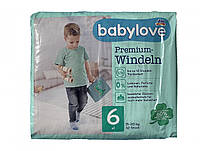 Детские одноразовые подгузники Babylove Premium 6 XL 15-20 кг 32 шт IN, код: 8104970