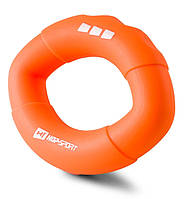 Эспандер силиконовый овальный 22,6 кг Hop-Sport HS-S022OG Оранжевый IN, код: 6597106