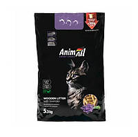 Наполнитель для котов AnimAll Древесный с ароматом лаванды 5.3 кг (4820224500874) IN, код: 7623666