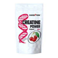 Креатин моногидрат Vansiton Creatine Monohydrate 250 g 50 servings Cherry IN, код: 7966119