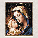 Картина за номерами Любов матері з фарбами металік 40*50 см Ідейка KHO 8414, фото 5