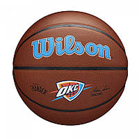 Мяч баскетбольный Wilson NBA TEAM ALLIANCE BSKT OKC THUNDER 295 SZ7 IN, код: 7815277