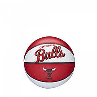 Мини-Мяч баскетбольный Wilson NBA TEAM RETRO BSKT MINI CHI BULLS SZ3 IN, код: 7815314