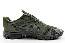 Кросівки чоловічі Nike Free Run 3.0 V2 хакі, фото 3