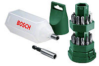 Біти Bosch, набір 24 шт., магнітний бітотримач, SL,PH,PZ,H,T, 25 мм